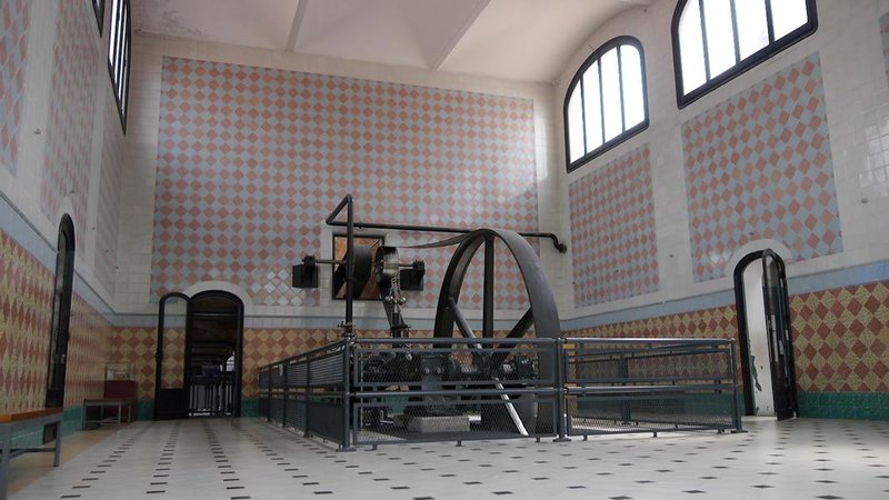 Herrschaftlicher Maschinenraum.