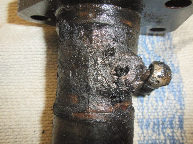 Pumpe nach dem Ausbau