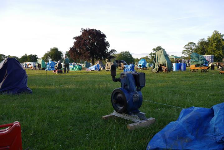 Rallyfield am Morgen