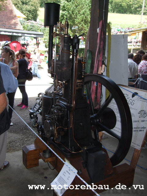 SLM 2 1/2 PS Petroleummotor von 1895
