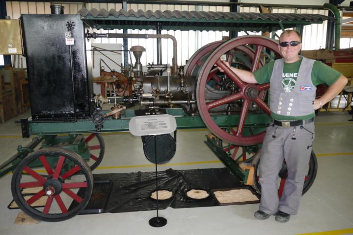 Felix Renauer im Agrarmuseum St. Michael