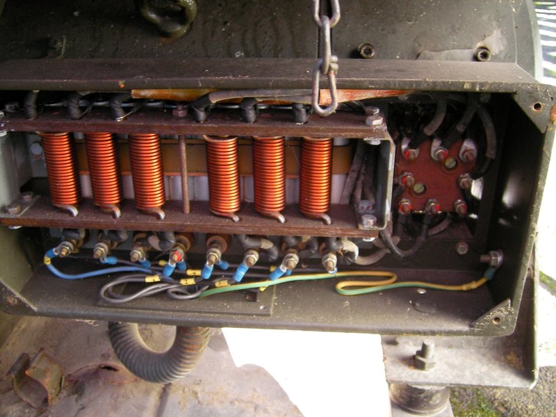 Spulenkasten am Generator selbst