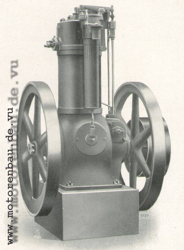 Deutz CM2 für Gasbetrieb (Prospekt von 1914)