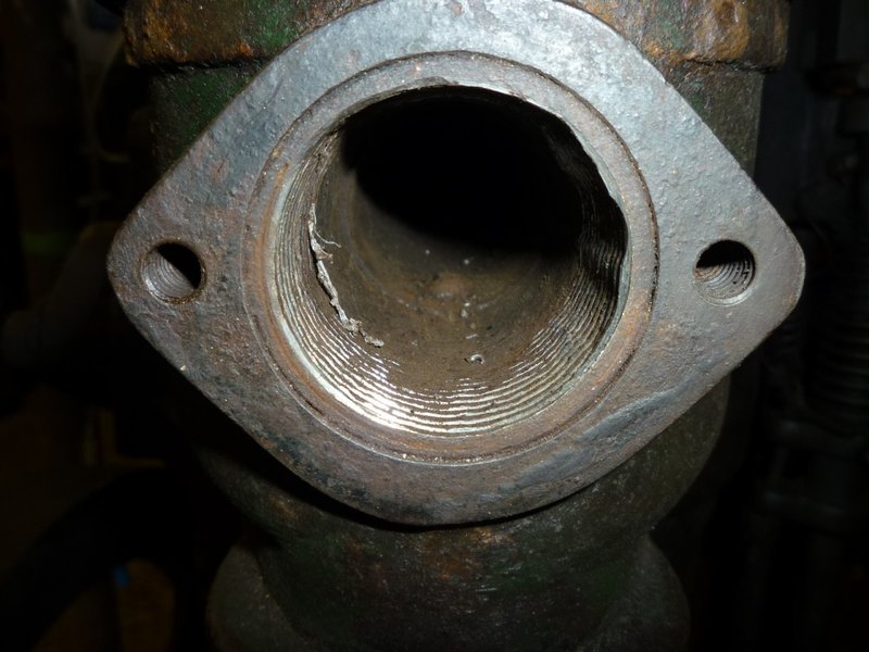 Flanschanschluss mit Gewinde R 1 1/4