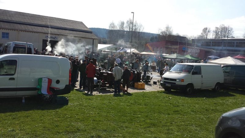 Volles Gelände am Sonntag Vormittag