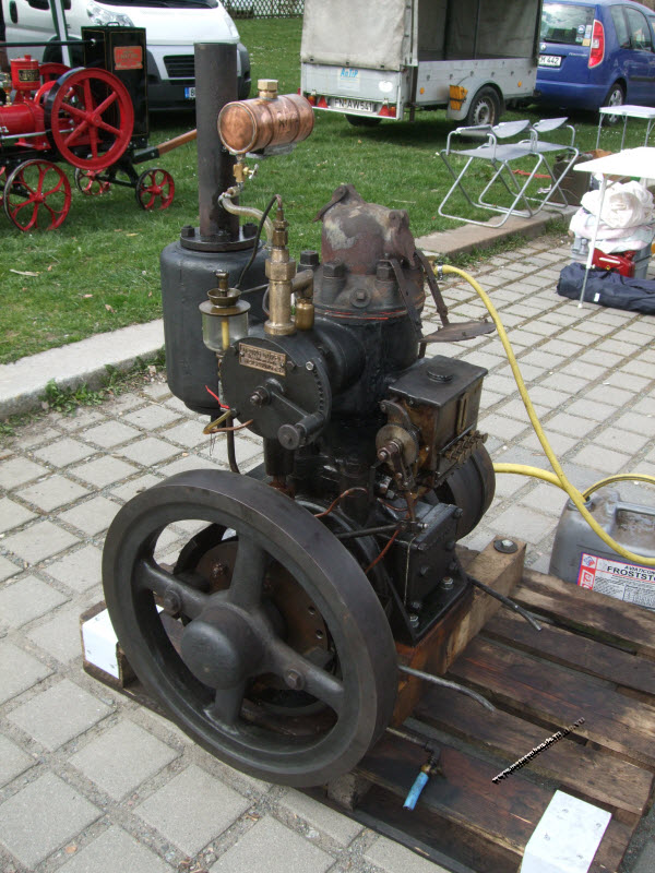 Glühkopfmotor &quot;Georg Göpel, Maschinenfabrik Merseburg a.S.