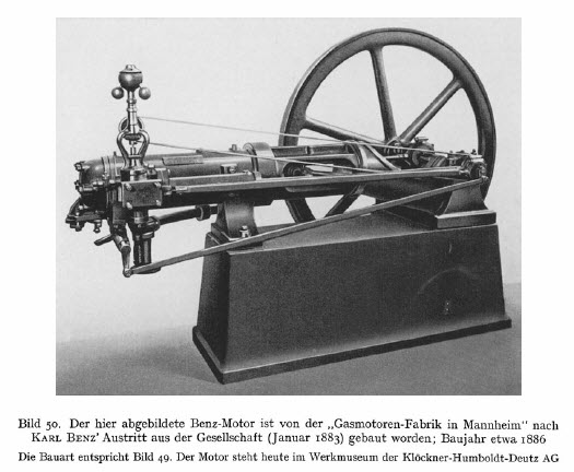 Benz Zweitakt-Gasmotor