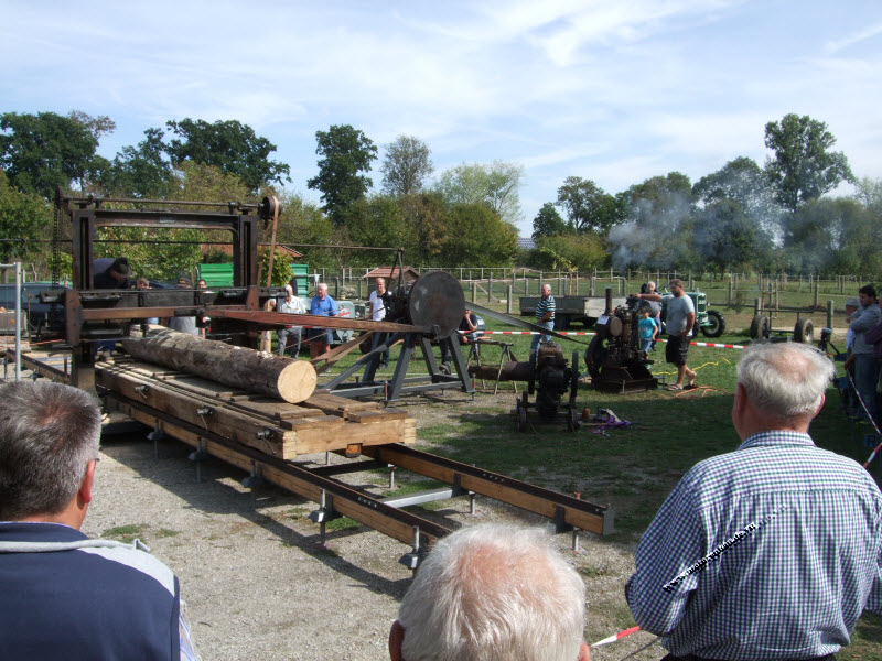 Die Horizontalgattersäge hatte Premiere