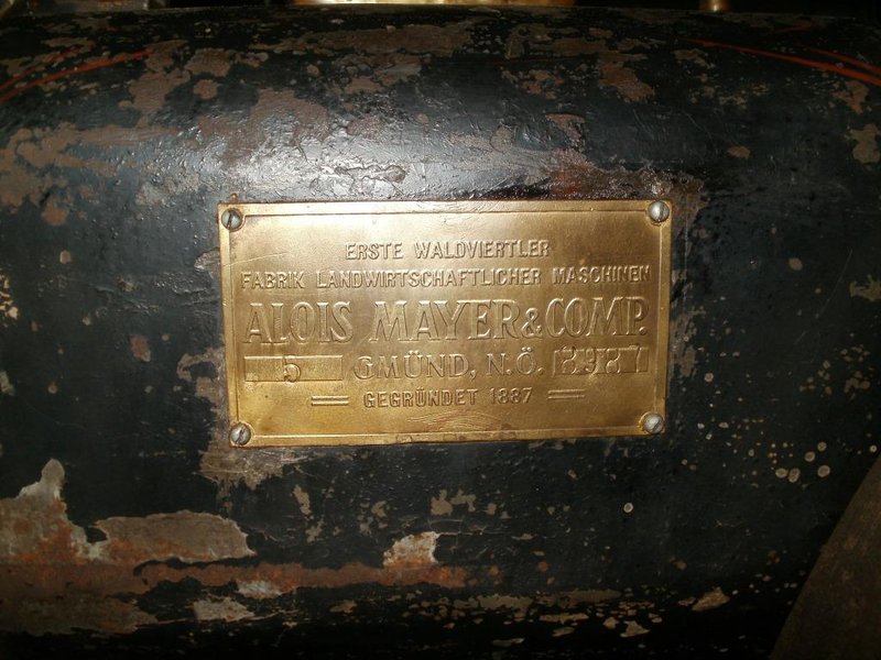 Typenschild Warchalowski 5PS