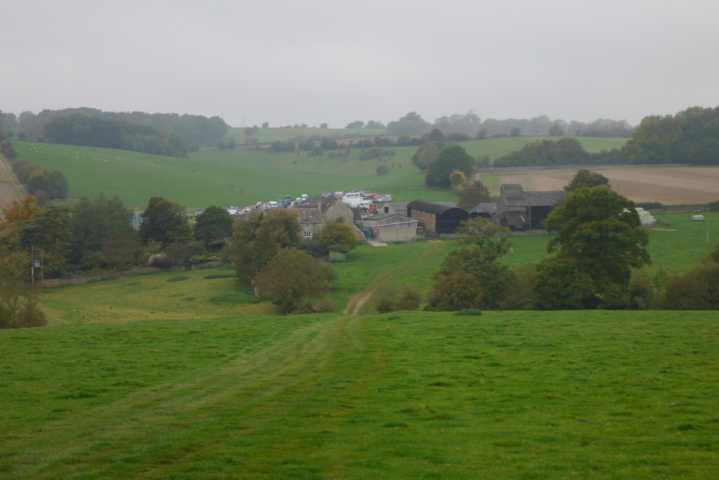 Der Blick auf die Farm.