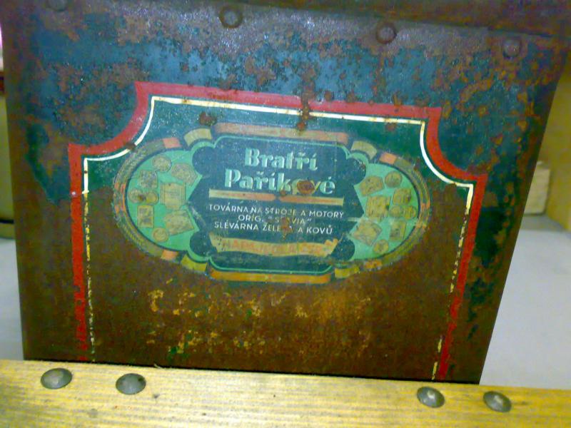 Der Wasserkasten von vorne