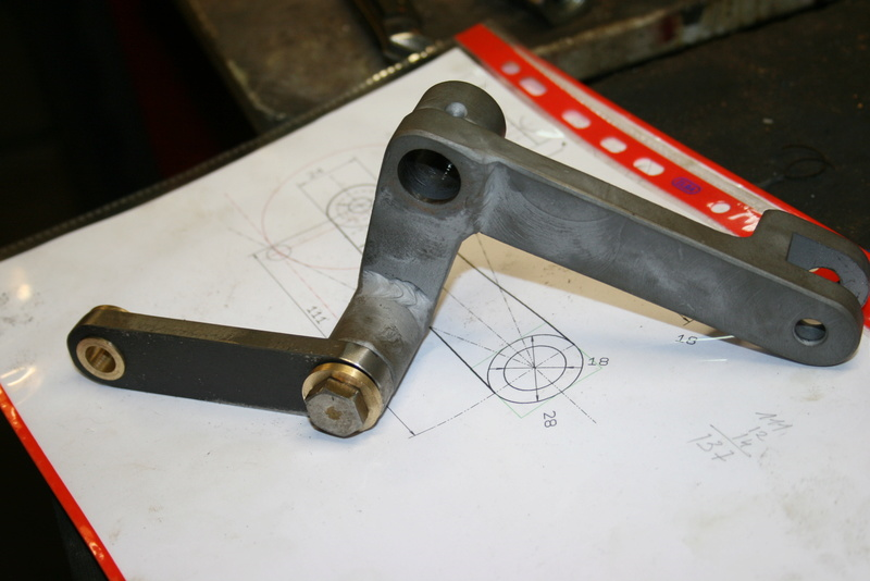 der Luftpumpenantrieb, bereit zum Einbau