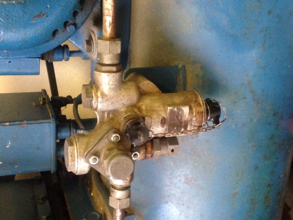 Die Baugruppe in der ein Rückschlagventil verbaut sein soll