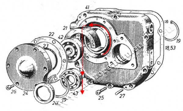 Kurbelgehäuseentlüftung MWM AKD 9 E