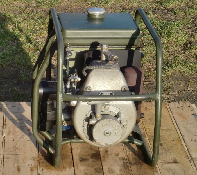 Motorseite des Aggregates