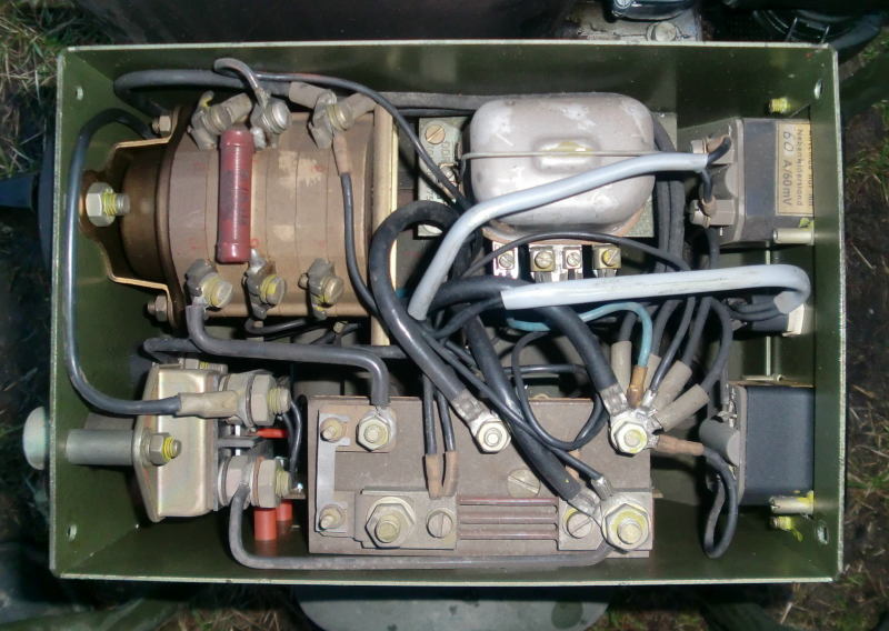 Das Innenleben des Anschaltkastens.