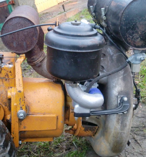 Motor mit Ölbad-Luftfilter