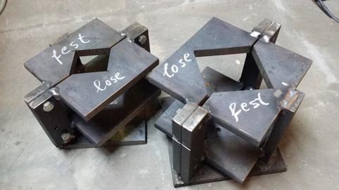 Die beiden Ausdrehvorrichtungen