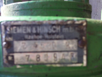 Siemem &amp; Hinsch mgH Model Z4520 K Nr.785947