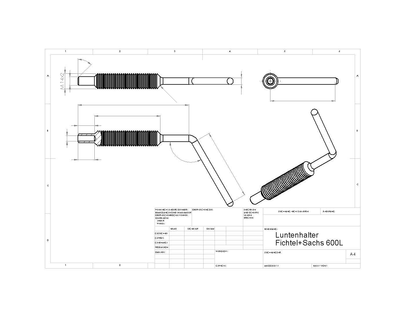 Luntenhalter F+S Diesel 600L