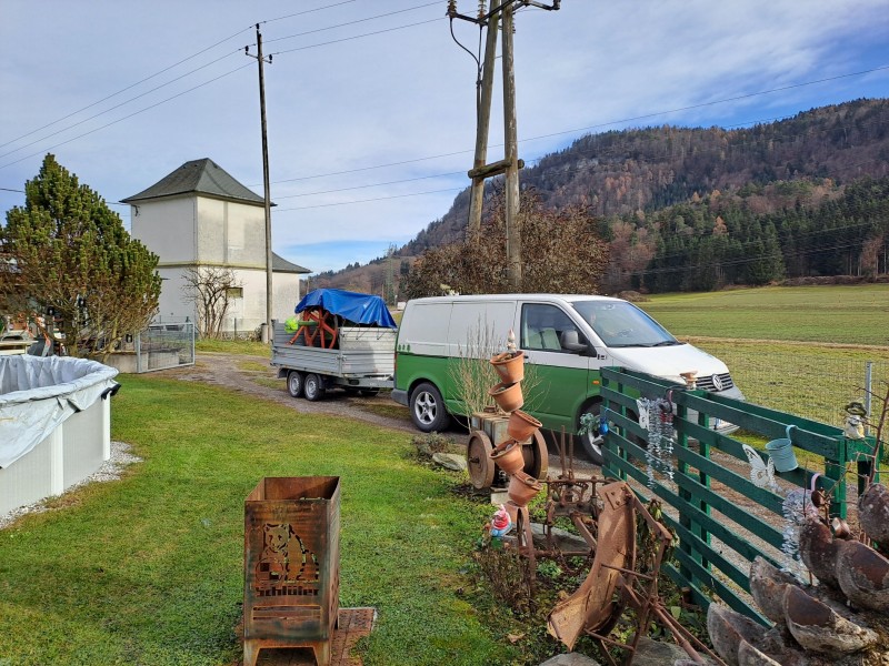 Endlich ist es soweit, der Motor kommt angeliefert.