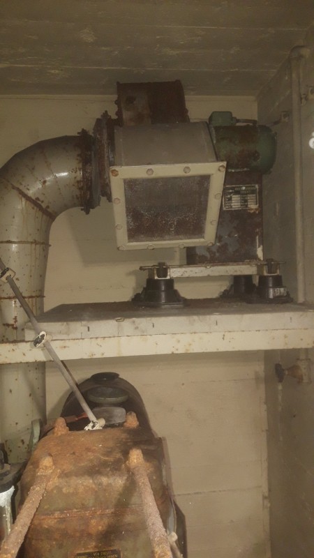 Lüftung im Aggregateraum