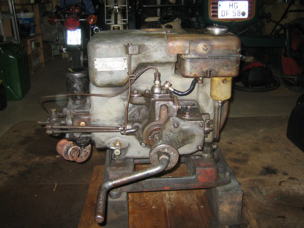 Farymann Typ E 4,5 PS bei 1500 upm