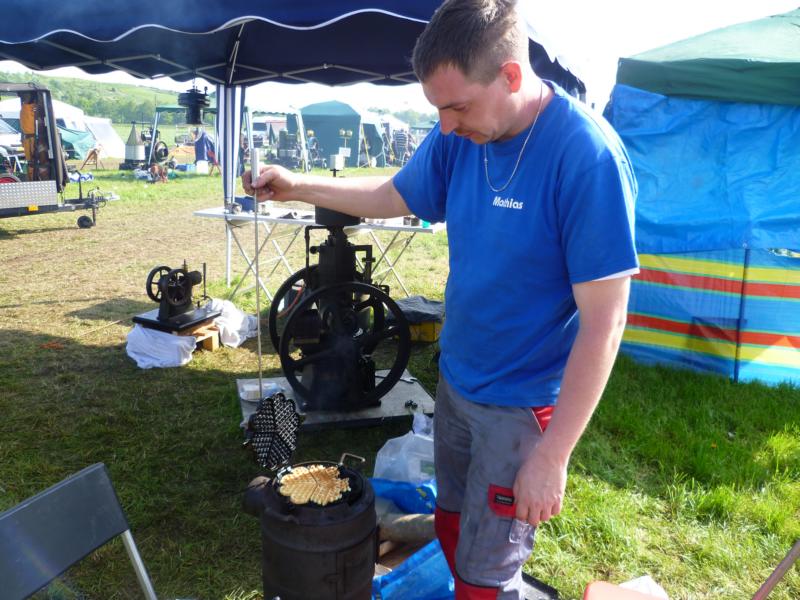 Waffeln aus dem Gußwaffeleisen