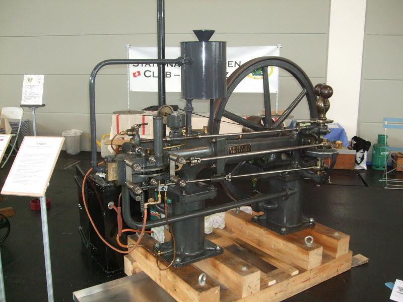 Martini 2PS mit Schiebersteuerung und Otto'scher Flammenzündung von 1880