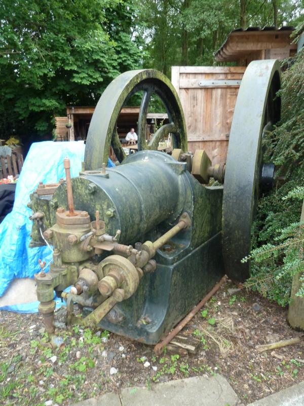 Andrew Gasmotor wartet auf seine Restaurierung