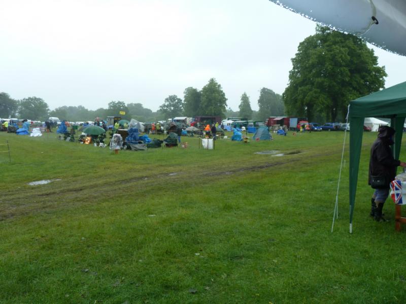 Rallyfield im Regen