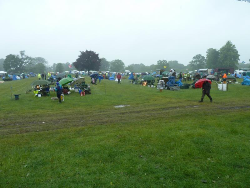 Rallyfield im Regen