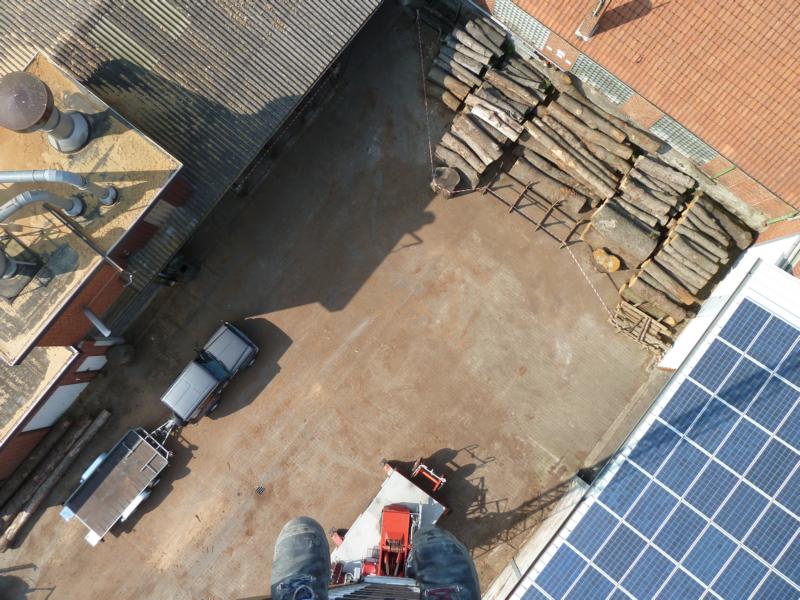 Seht ihr meine Füße?<br />Als ich wieder unten war hatte ich weiche Knie.